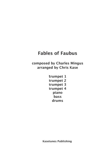 Fables Of Faubus Sheet Music