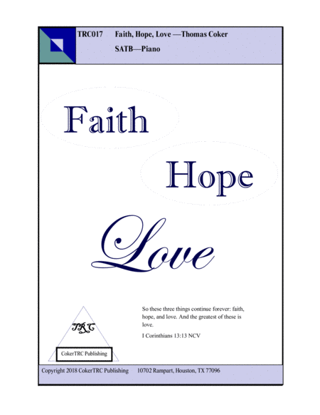 Faith Hope Love Sheet Music