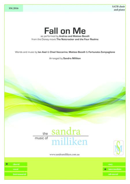 Fall On Me Bocelli Version English Italian Sheet Music