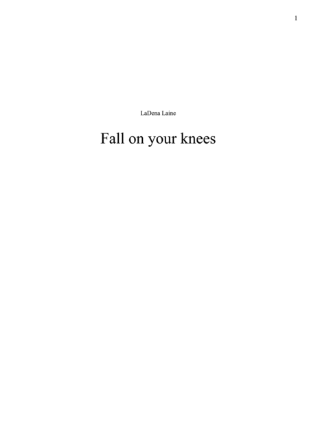 Fall On Your Knees Sheet Music