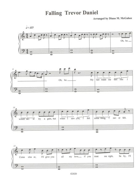 Falling Easy Piano Sheet Music