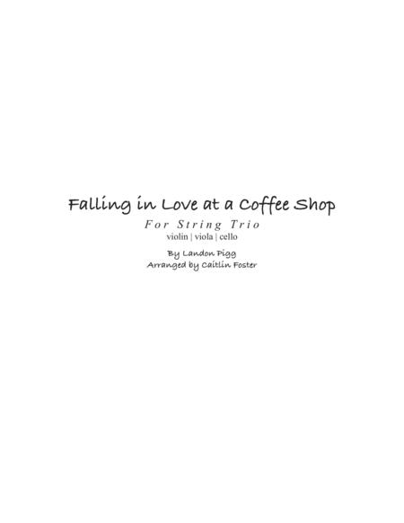 Falling In Love At A Coffee Shop Sheet Music