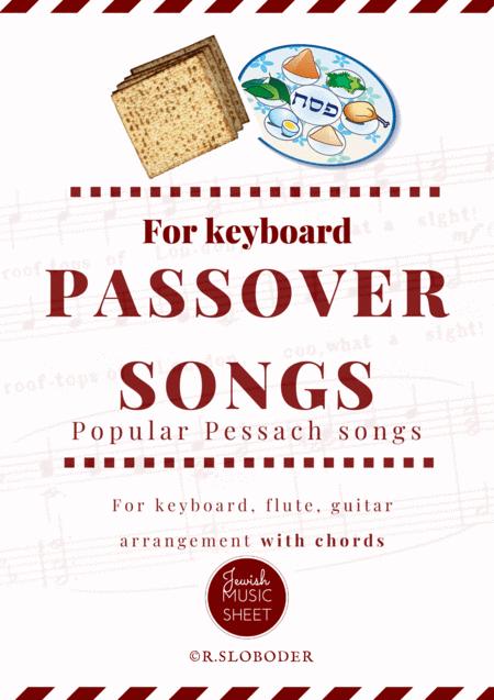 Famous Passover Songs For Keyboard Pesach Seder Sheet Music