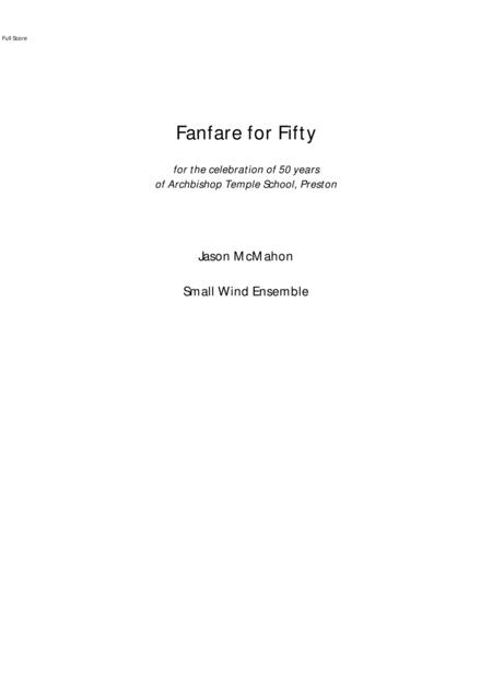 Fanfare For Fifty Sheet Music