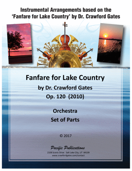 Fanfare For Lake Country Op 120 Set Of Parts Orchestra Sheet Music