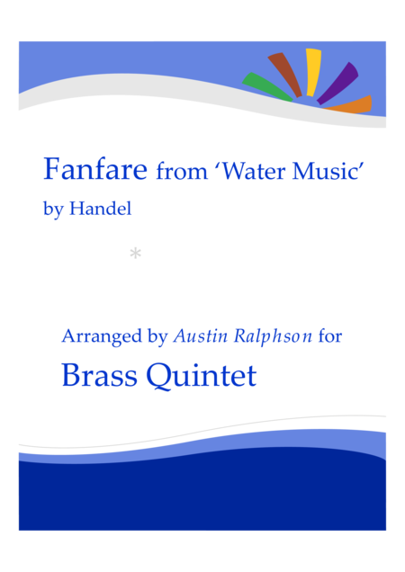 Free Sheet Music Fanfare From Water Music Brass Quintet
