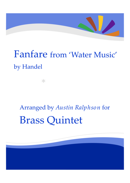 Fanfare From Water Music Brass Quintet Sheet Music