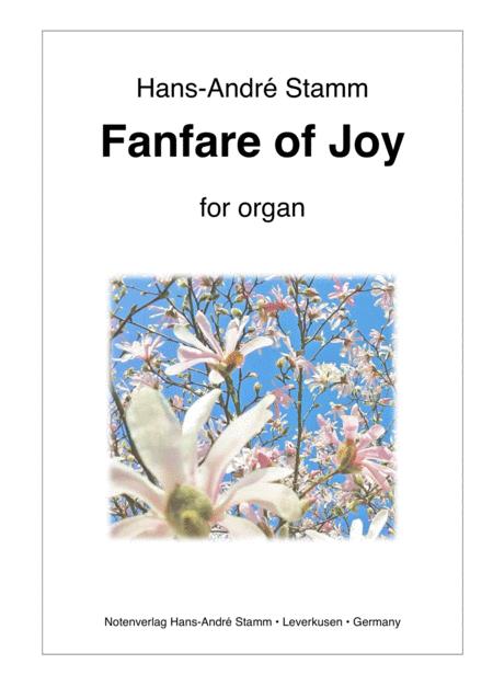 Free Sheet Music Fanfare Of Joy For Organ