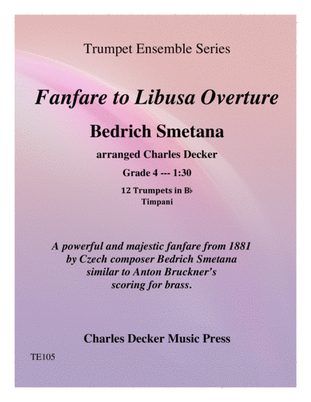 Fanfare To Libusa Overture For Trumpet Ensemble Sheet Music