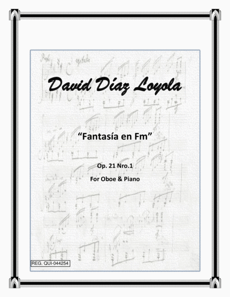 Fantasa En Fm For Oboe Piano Op 21 Nro 1 Sheet Music