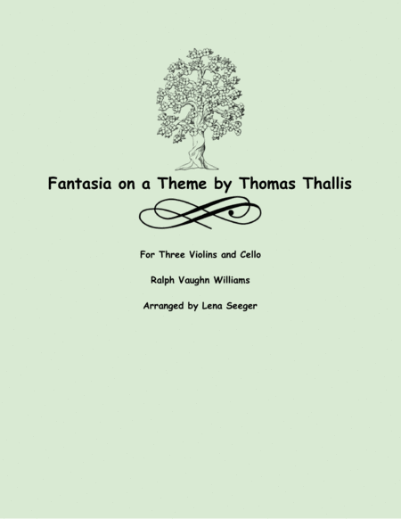 Free Sheet Music Fantasia On A Theme By Thomas Thallis Violins And Cello