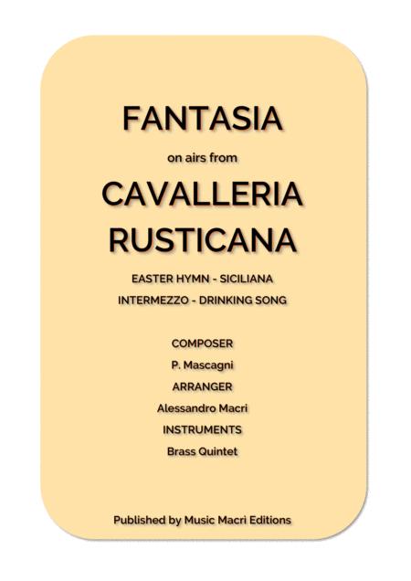 Fantasia On Airs From Cavalleria Rusticana Sheet Music