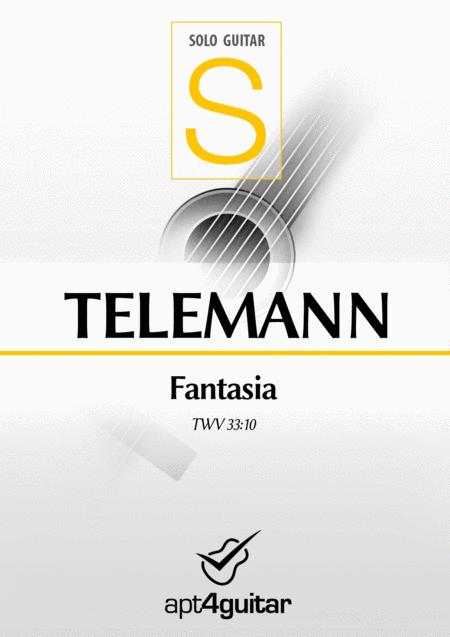 Fantasia Twv 33 10 Sheet Music