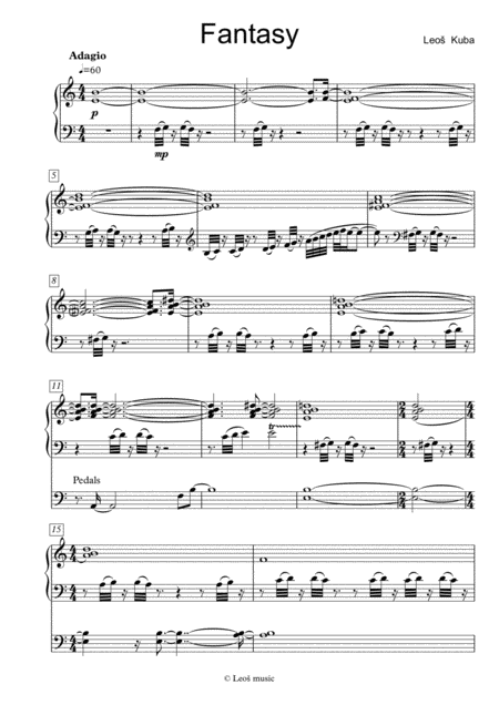 Free Sheet Music Fantasy And Toccata For Organ