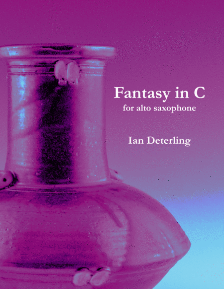 Fantasy In C For Alto Saxophone Sheet Music