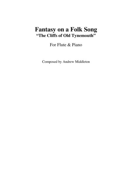 Fantasy On A Folk Song For Flute And Piano Sheet Music