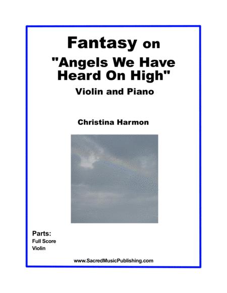 Fantasy On Angels We Have Heard On High Violin And Piano Sheet Music