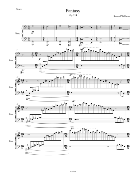 Fantasy Op 214 Sheet Music