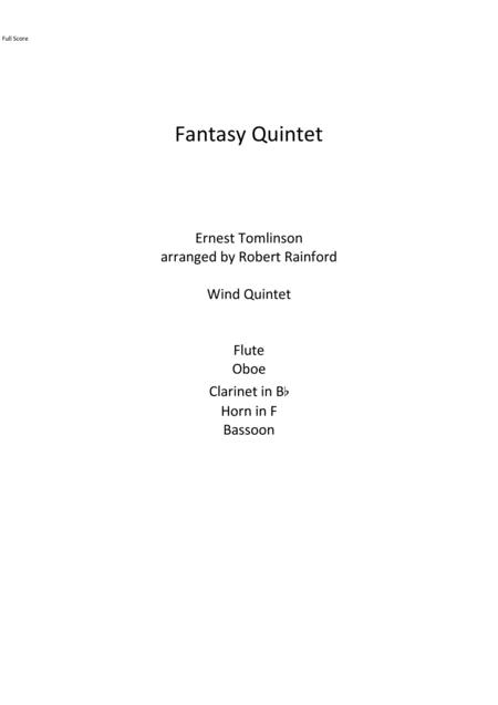 Fantasy Quintet Sheet Music