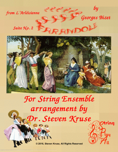 Farandole From Bizets L Arlesiene Suite No 2 For Multi Level String Orchestra Sheet Music