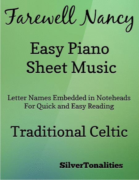 Farewell Nancy Easy Piano Sheet Music Sheet Music