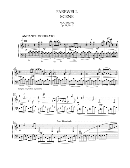 Farewell Scene Sheet Music