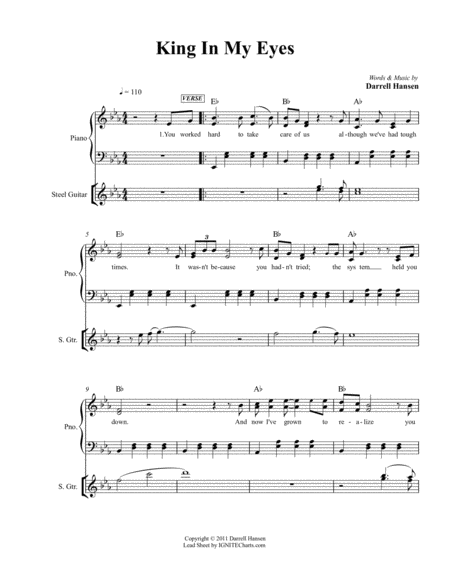 Free Sheet Music Fathers Day Song