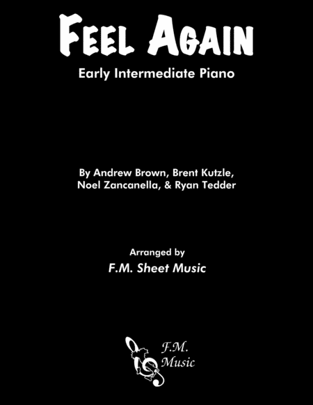 Feel Again Early Intermediate Piano Sheet Music