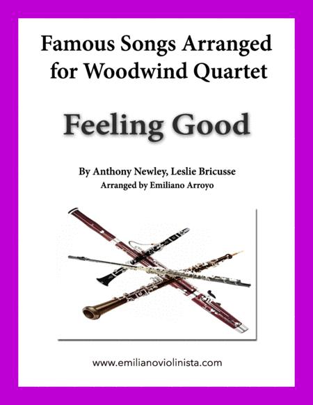 Feeling Good By Nina Simone For Woodwind Quartet Sheet Music