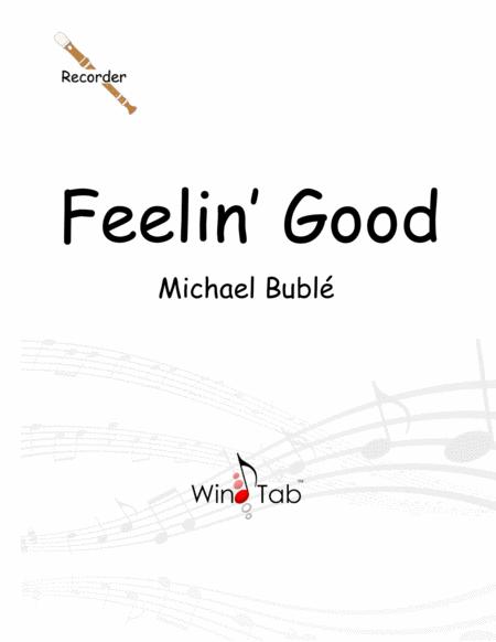 Free Sheet Music Feeling Good Recorder Tab