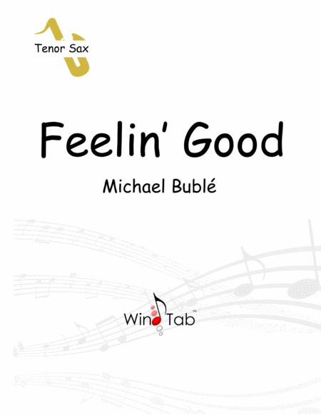 Feeling Good Tenor Saxophone Tab Sheet Music