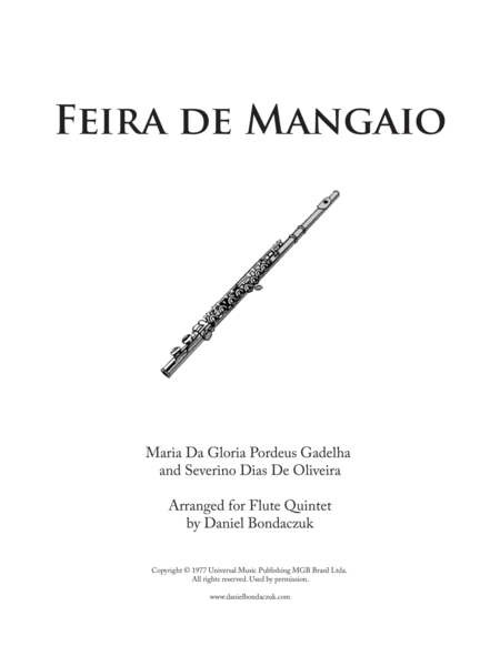 Feira De Mangaio Sheet Music