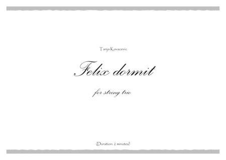 Felix Dormit Sheet Music