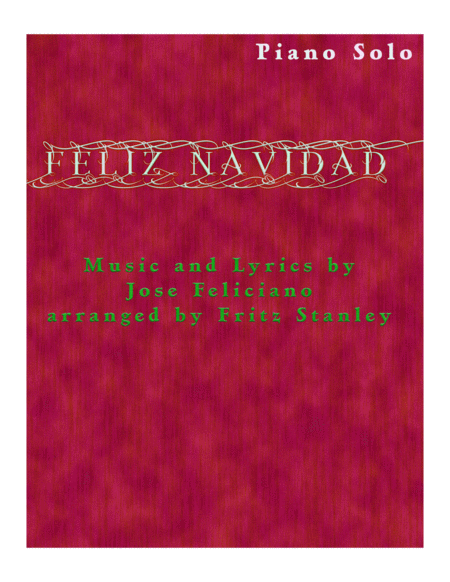 Free Sheet Music Feliz Navidad Piano Solo