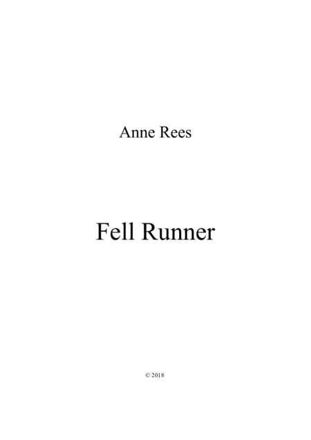 Free Sheet Music Fell Runner