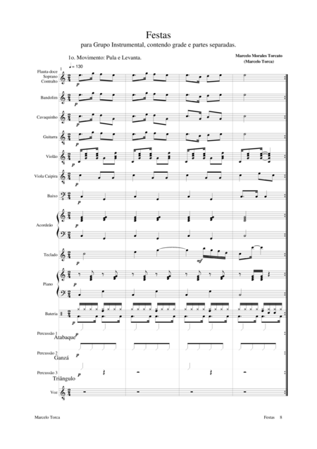 Festas Holidays Sheet Music