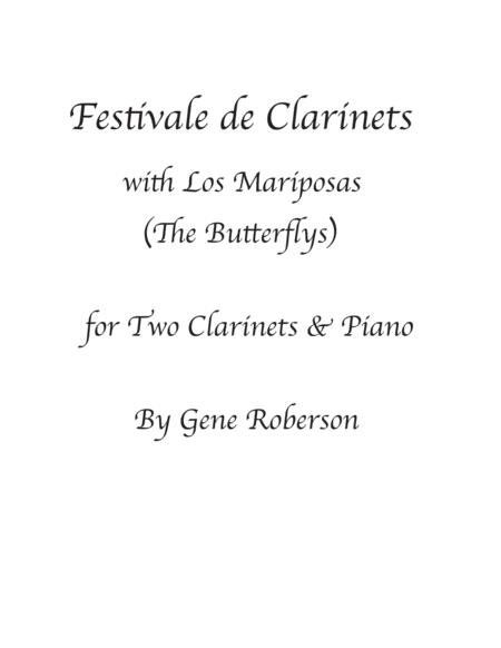 Festivale De Clarinets With The Butterfly Two Clarinets Sheet Music