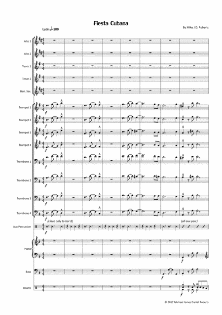 Fiesta Cubana Sheet Music