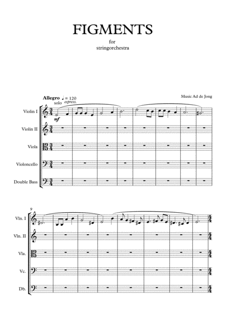 Figments Sheet Music