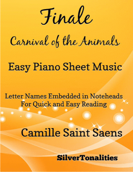 Free Sheet Music Finale Carnival Of The Animals Easy Piano Sheet Music