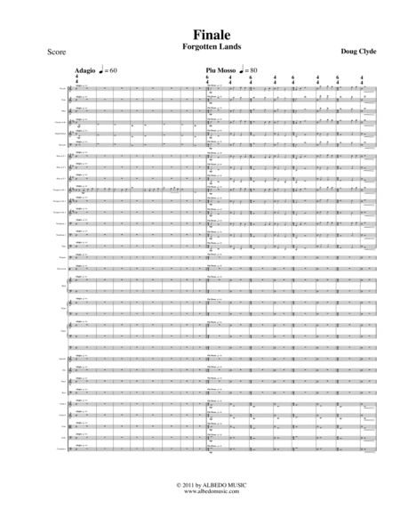 Finale From Forgotten Lands Sheet Music