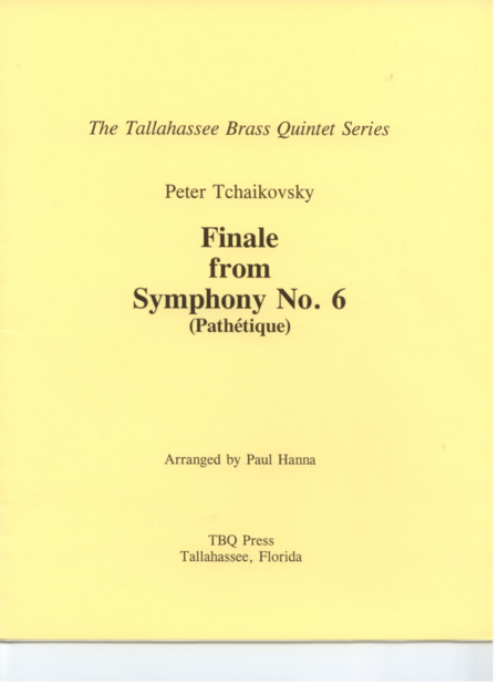 Finale From Symphony No 6 Pathtique Sheet Music