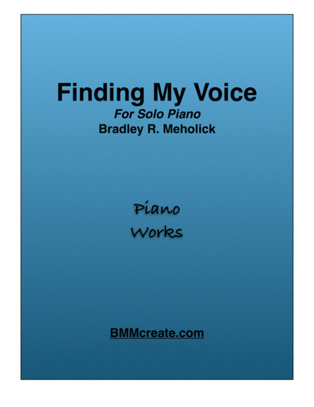 Finding My Voice Sheet Music