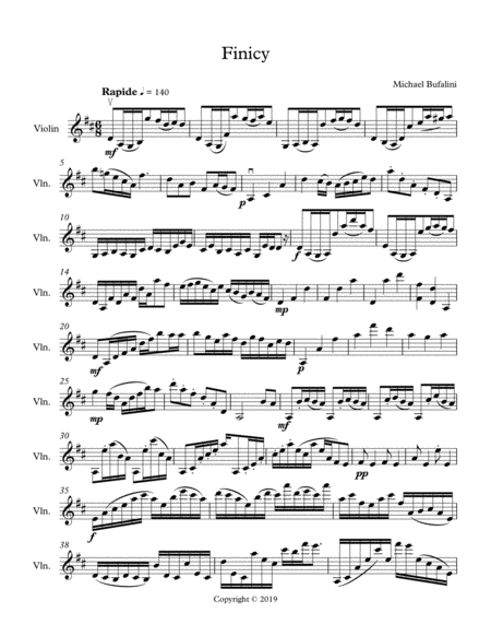 Finicy Sheet Music