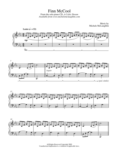 Finn Mccool Sheet Music