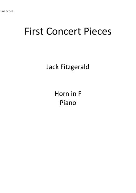 First Concert Pieces Sheet Music