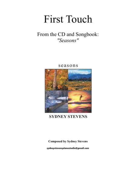 Free Sheet Music First Touch