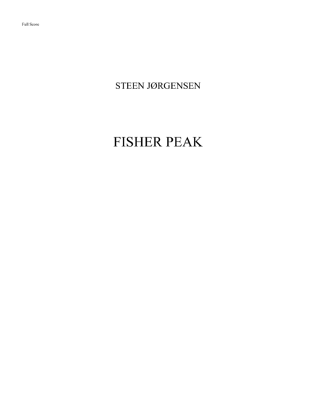 Fisher Peak Sheet Music