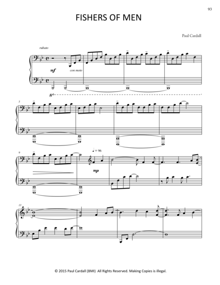 Fishers Of Men Sheet Music