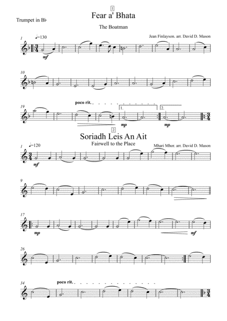 Five Scottish Gaelic Airs Sheet Music